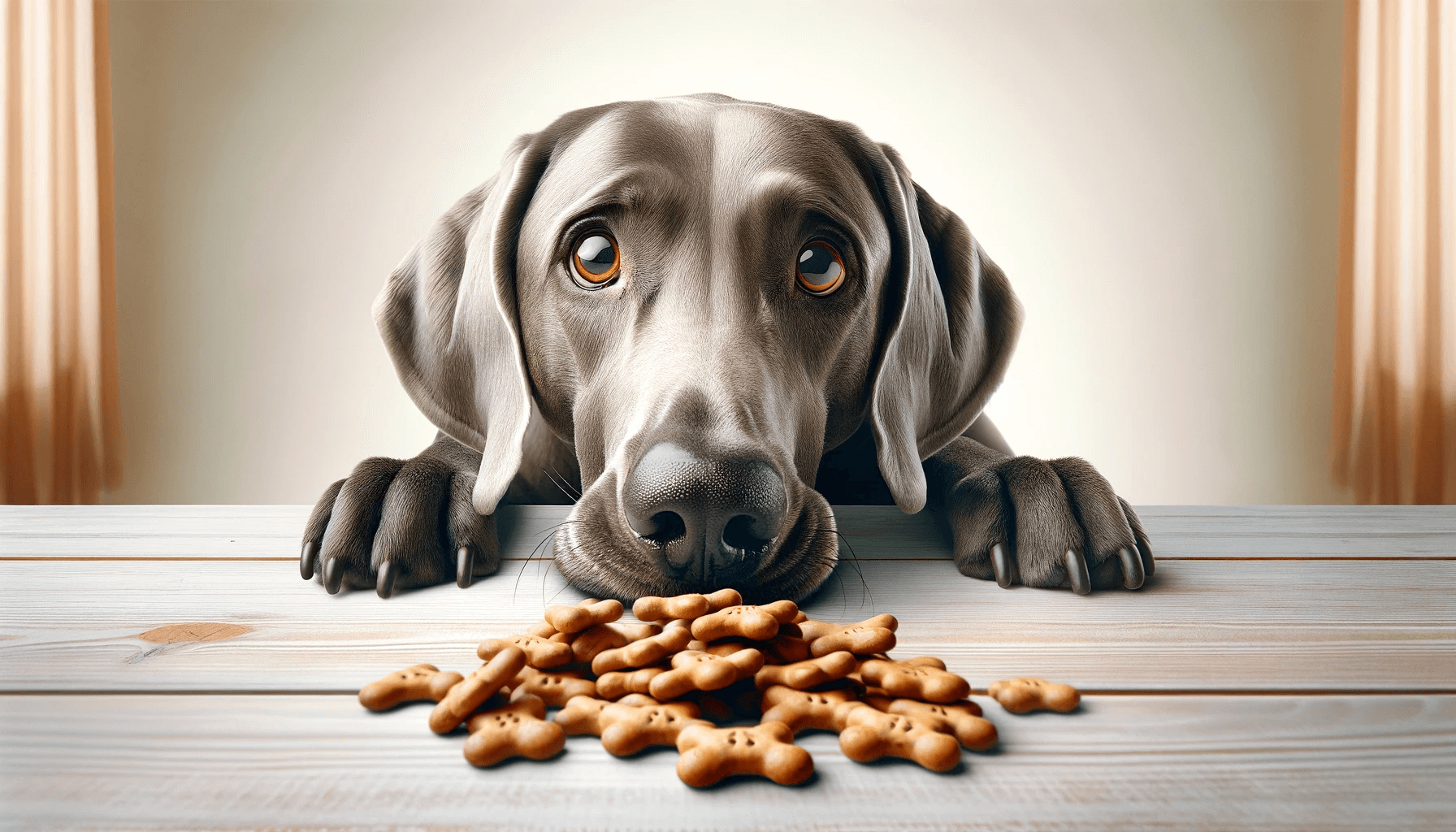 A_Greyador_s_appetite_for_treats_ready_to_indulge_in_a_tasty_snack_depicted_in_a_charming_scene_highlighting_its_anticipation