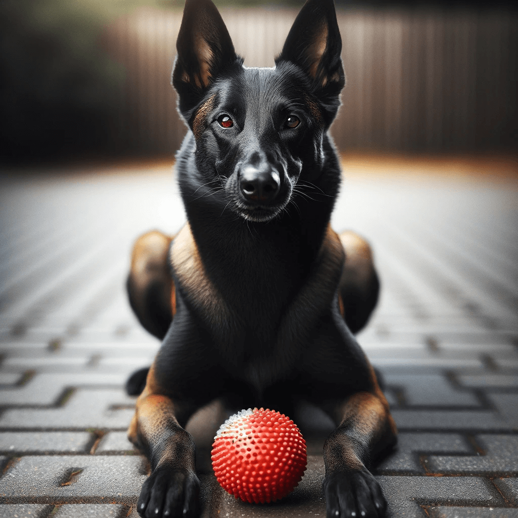 Black_Belgian_Malinois_posing_proudly_with_a_red_ball_ready_for_a_game_of_fetch