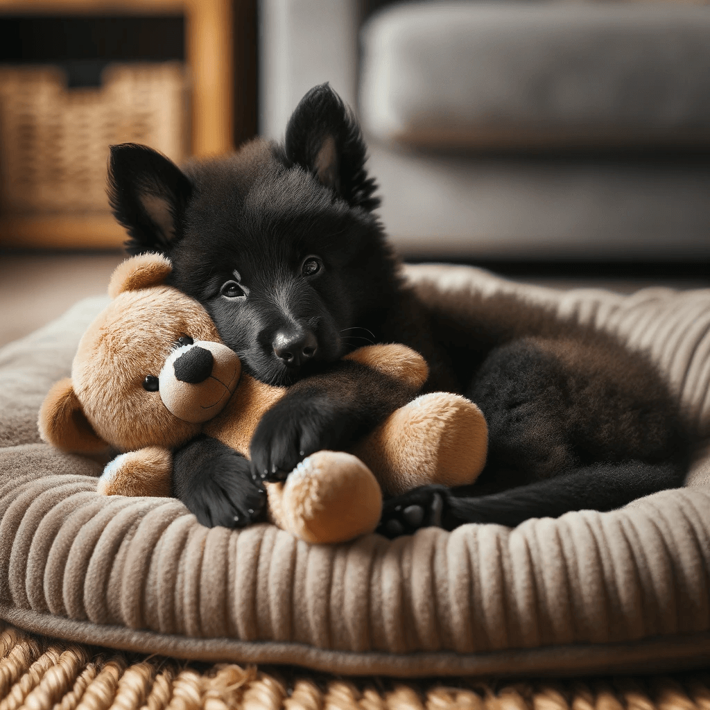 Black_Belgian_Malinois_puppy_cuddled_up_with_a_plush_toy_showcasing_its_softer_side