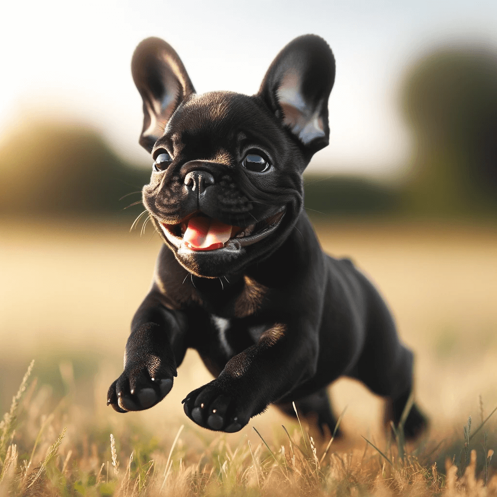 Black_French_Bulldog_puppy_frolicking_in_a_sunny_field_showcasing_its_sleek_black_coat_and_joyful_spirit