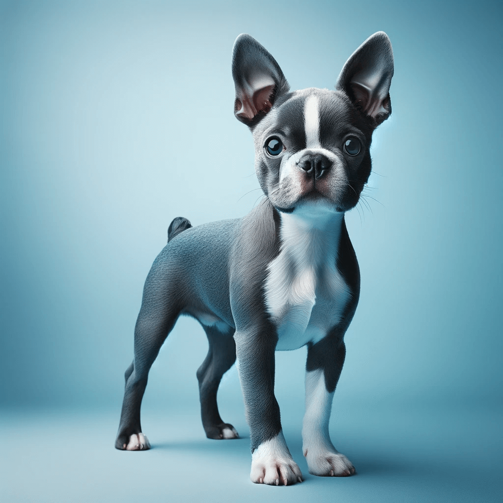 Blue_Boston_Terrier_standing_confidently_showcasing_its_blue-grey_coat_with_white_markings_against_a_complimentary_light_blue_background._c9b324aa-b6c3-408e-a6d3-5b71b9148ea3