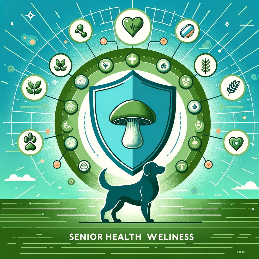 Chocolate Lab Dog Supplement senior health wellness