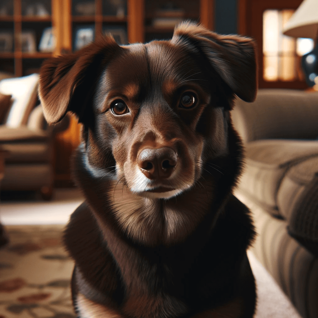 Corgi-Lab_mix_with_a_deep_brown_coat_its_loyal_gaze_and_gentle_temperament_making_it_a_beloved_family_pet