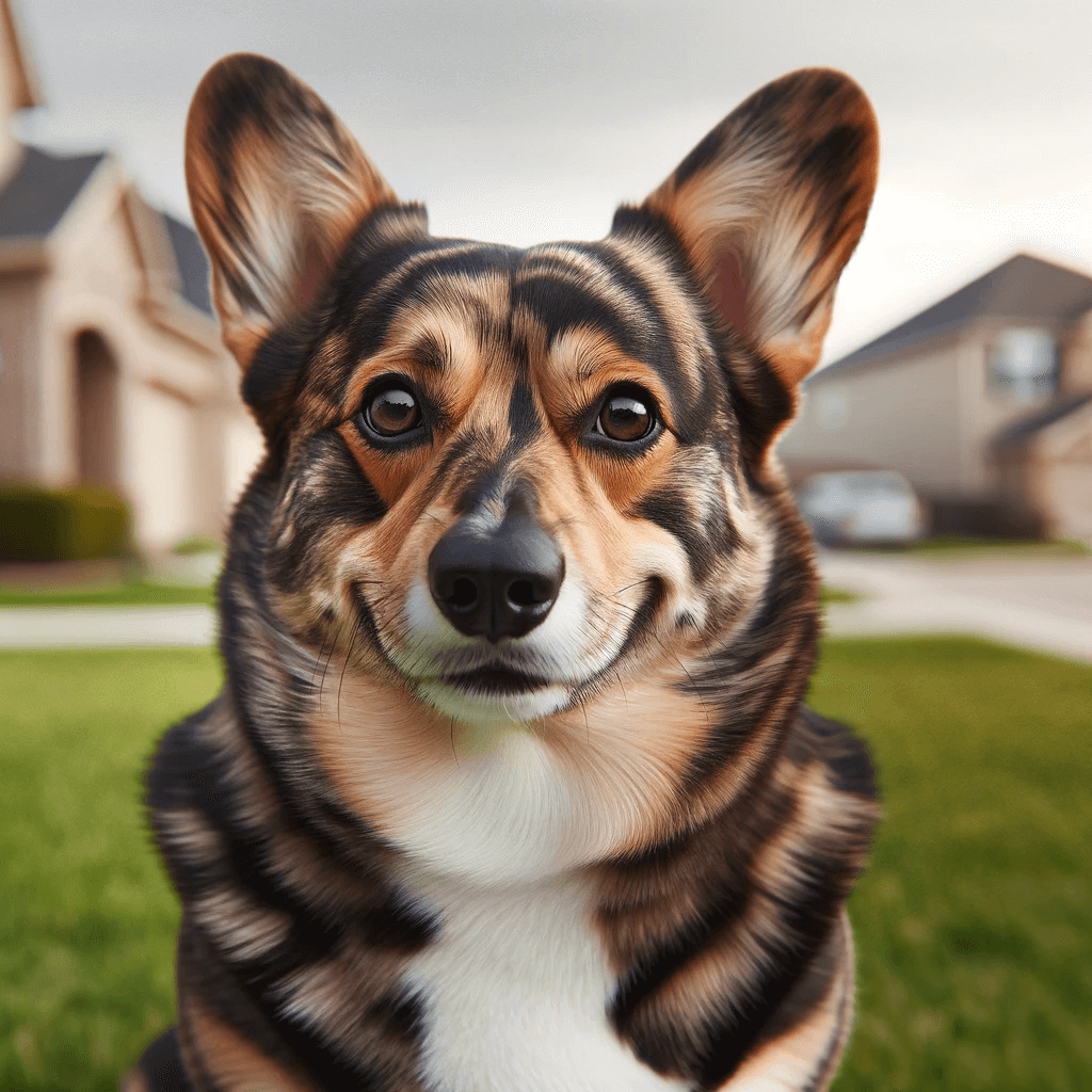 Corgi-Lab_mix_with_a_unique_brindle_coat_its_warm_and_approachable_demeanor_making_it_a_favorite_in_the_neighborhood