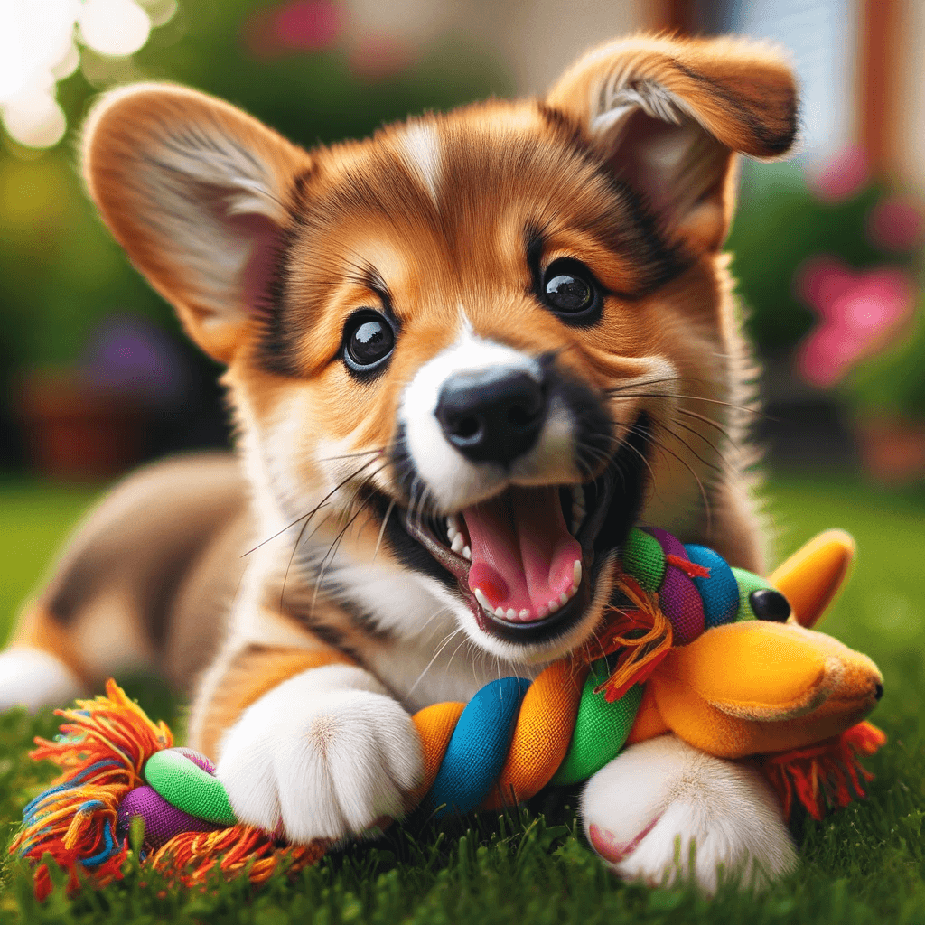 Corgidor_puppy_playfully_biting_a_toy_its_exuberant_energy_and_joyful_demeanor_showcasing_the_best_traits_of_Corgis_and_Labradors