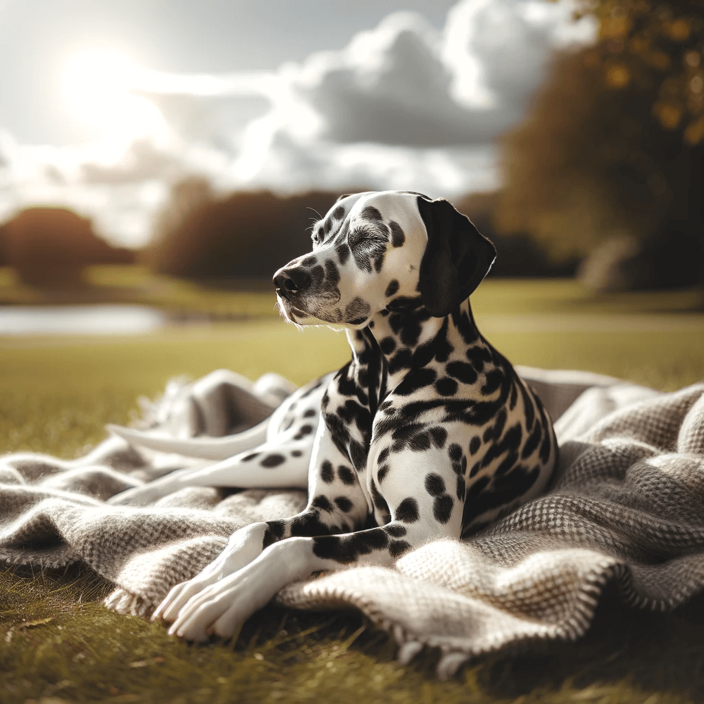 Dalmatian_Lab_Mix_Dalmador_lounging_in_the_sun_its_unique_coat_pattern_glistening_in_the_light