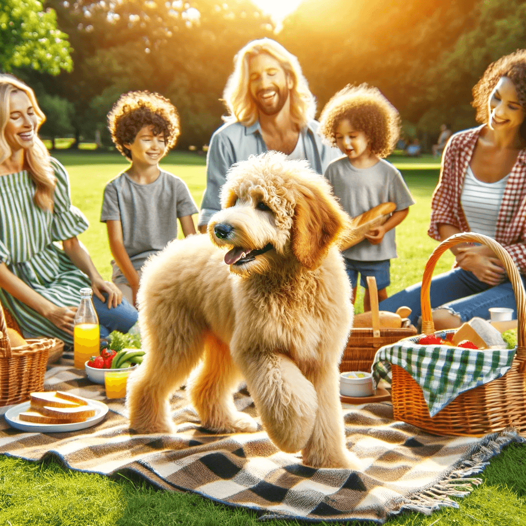 Goldendoodle_participating_in_a_family_picnic_symbolizing_its_friendly_demeanor_and_hypoallergenic_coat