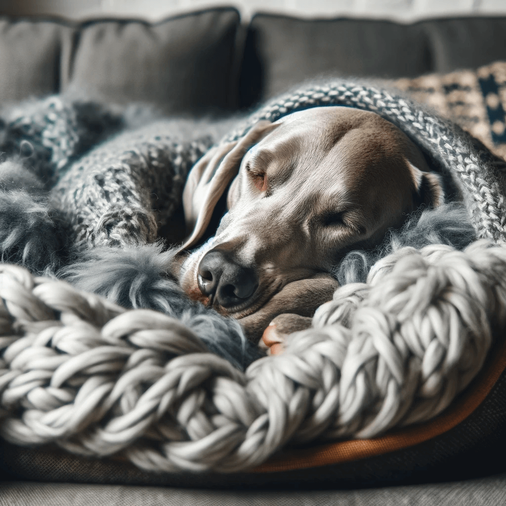 Greyador_in_a_cozy_dog_bed_all_snuggled_up_for_a_nap_creating_a_heartwarming_and_peaceful_scene