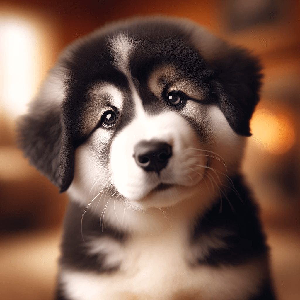 LabSky_puppy_with_a_lovable_personality