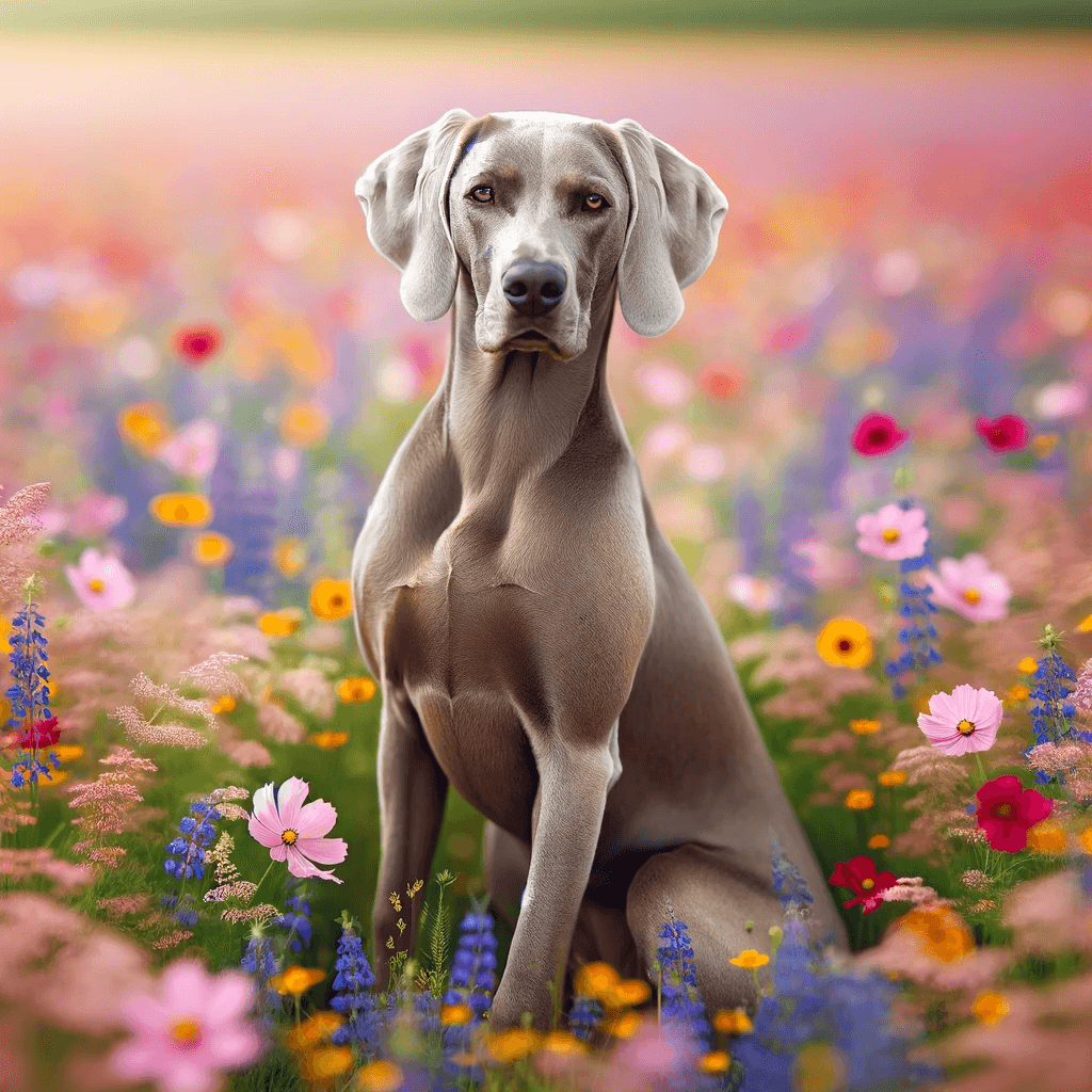 Labmaraner_in_a_Field_of_Wildflowers_A_beautiful_Labmaraner_sitting_gracefully_in_a_vibrant_field_of_wildflowers_showcasing_the_breed_s_elegance_and