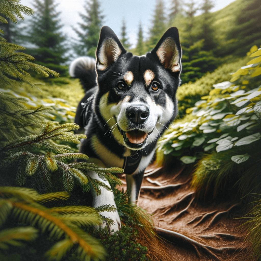 Labrador_Husky_mix_exploring_the_great_outdoors