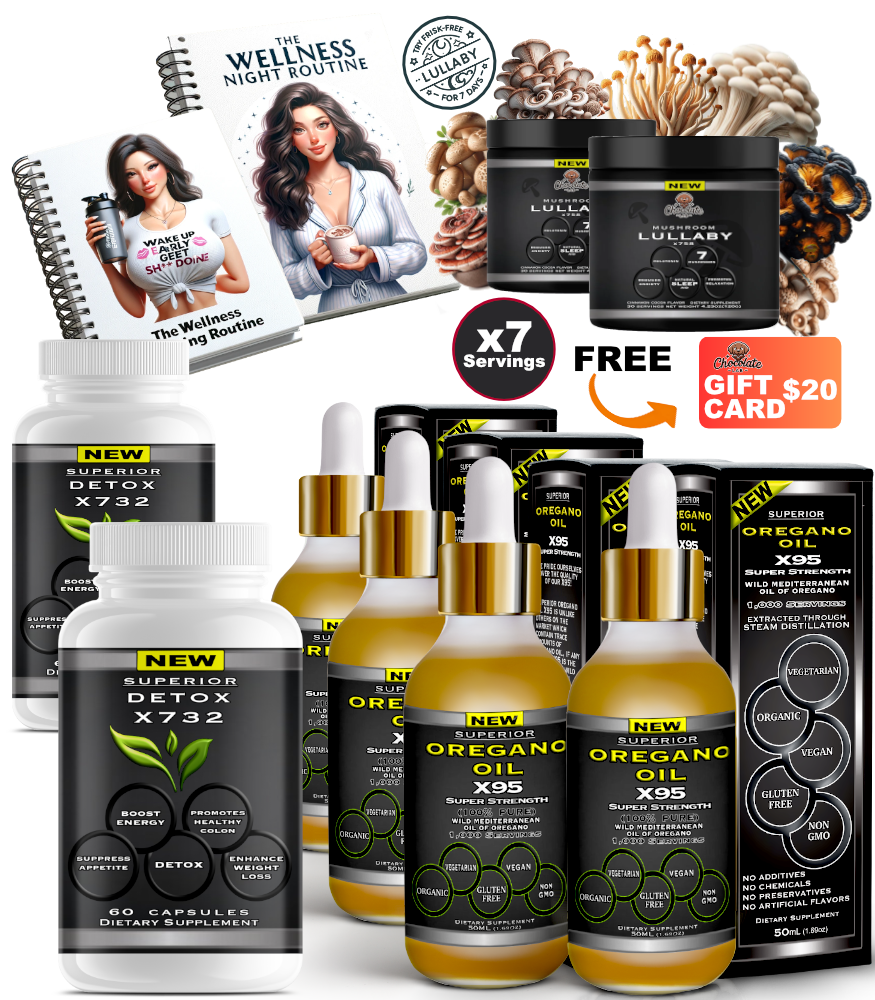 Wild Mediterranean Oregano Oil X95 - FREE BONUSES