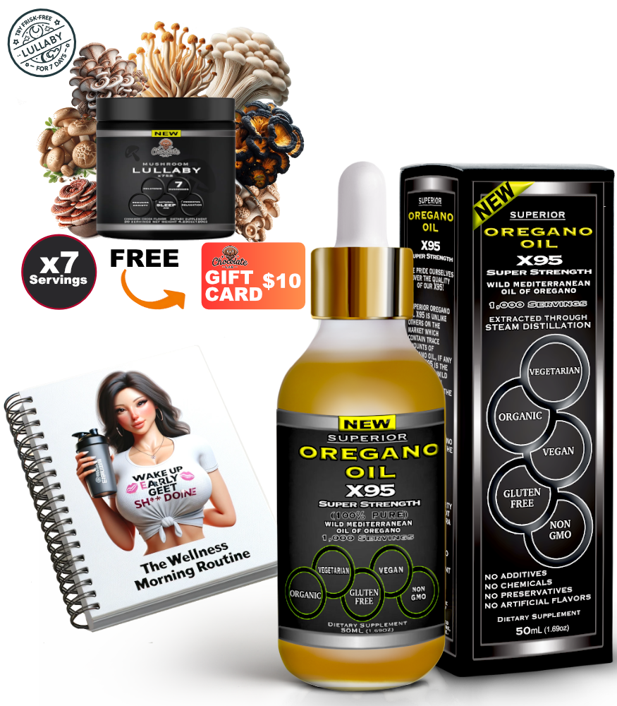 Wild Mediterranean Oregano Oil X95 - FREE BONUSES