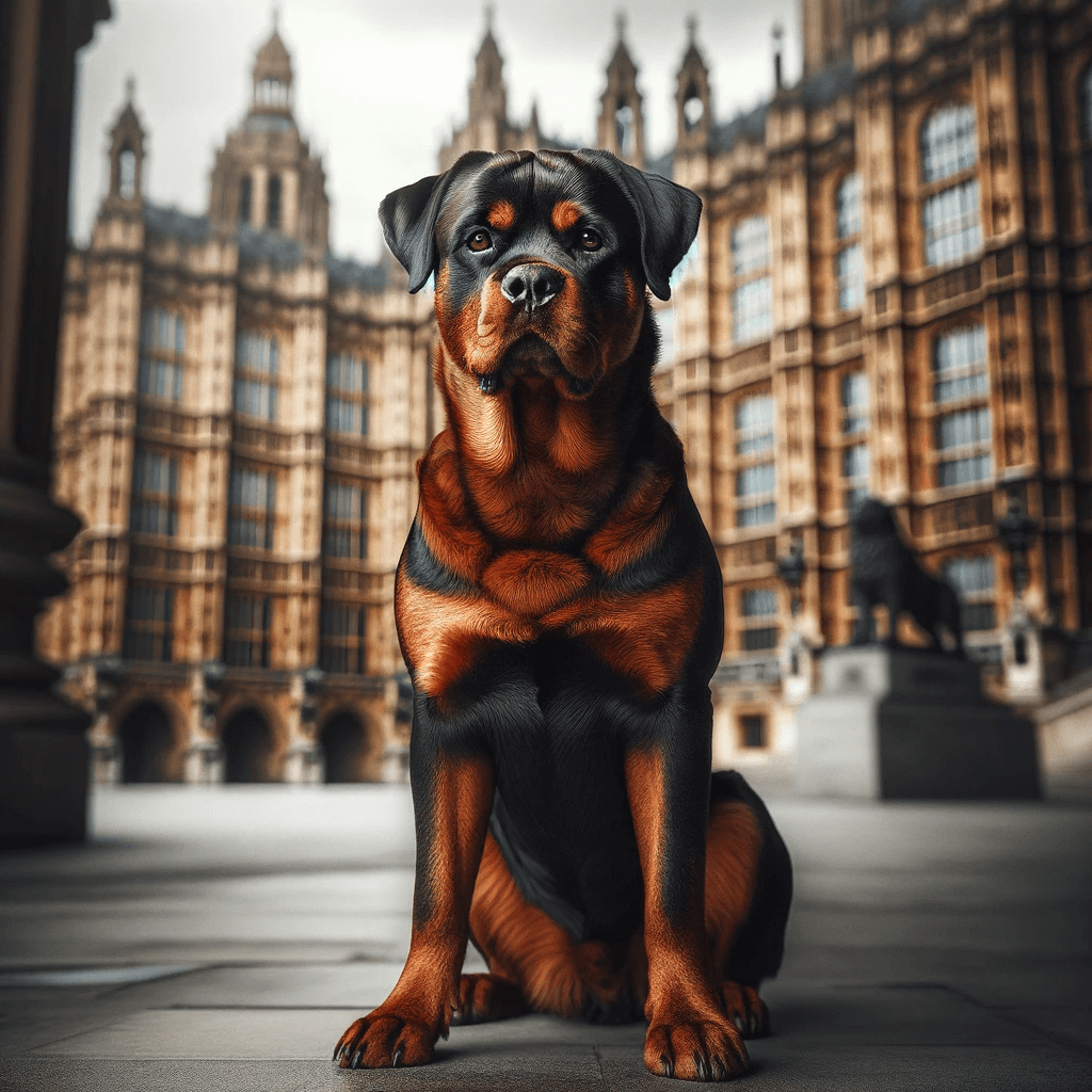 Red_Rottweiler_posing_in_front_of_a_historic_building_showcasing_its_noble_appearance_and_dignified_stance