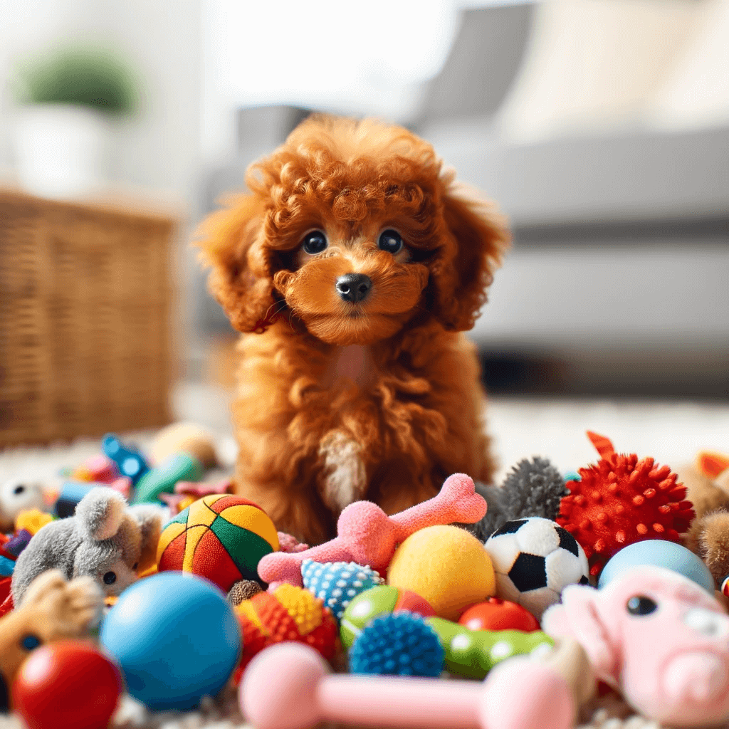 Red_Toy_Poodle_puppy_amidst_a_pile_of_colorful_toys._The_image_shows_a_playful_puppy_surrounded_by_a_variety_of_toys_like_balls_chew_toys_and_plus