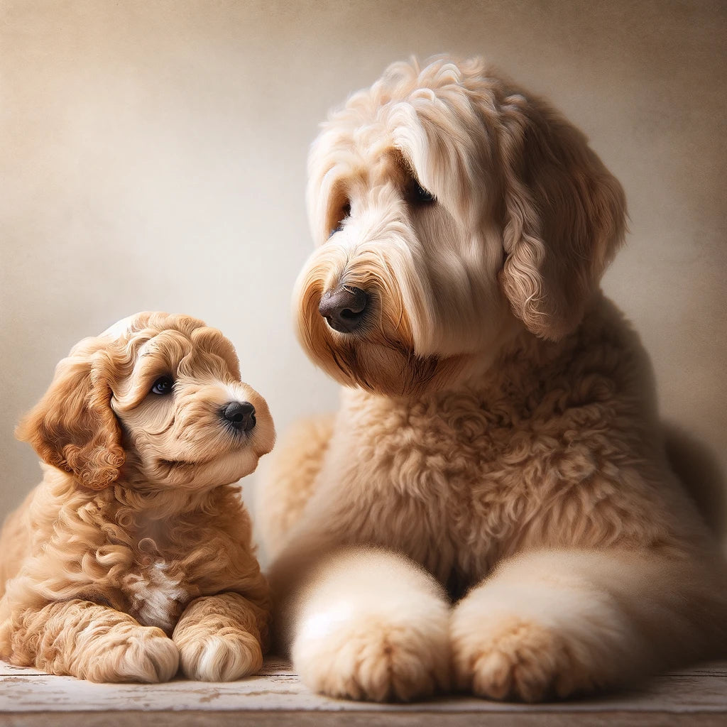 This_heartwarming_scene_features_two_Labradoodles_a_cream-colored_puppy_and_a_mature_curly_brown_adult_side_by_side_in_a_display_of_familial_affect