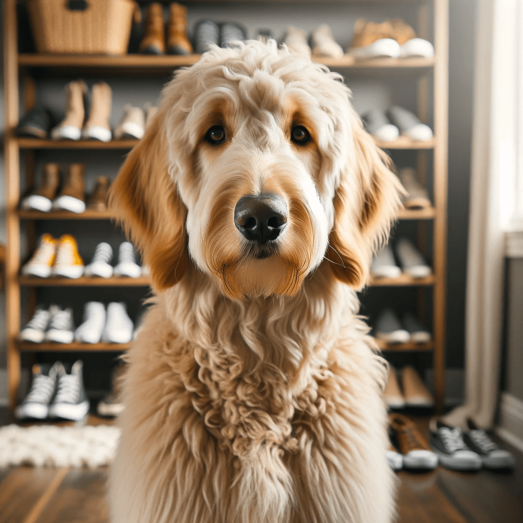 a_Flat-Coated_Goldendoodle_with_a_smooth_pale_golden_coat_sitting_calmly_facing_the_camera