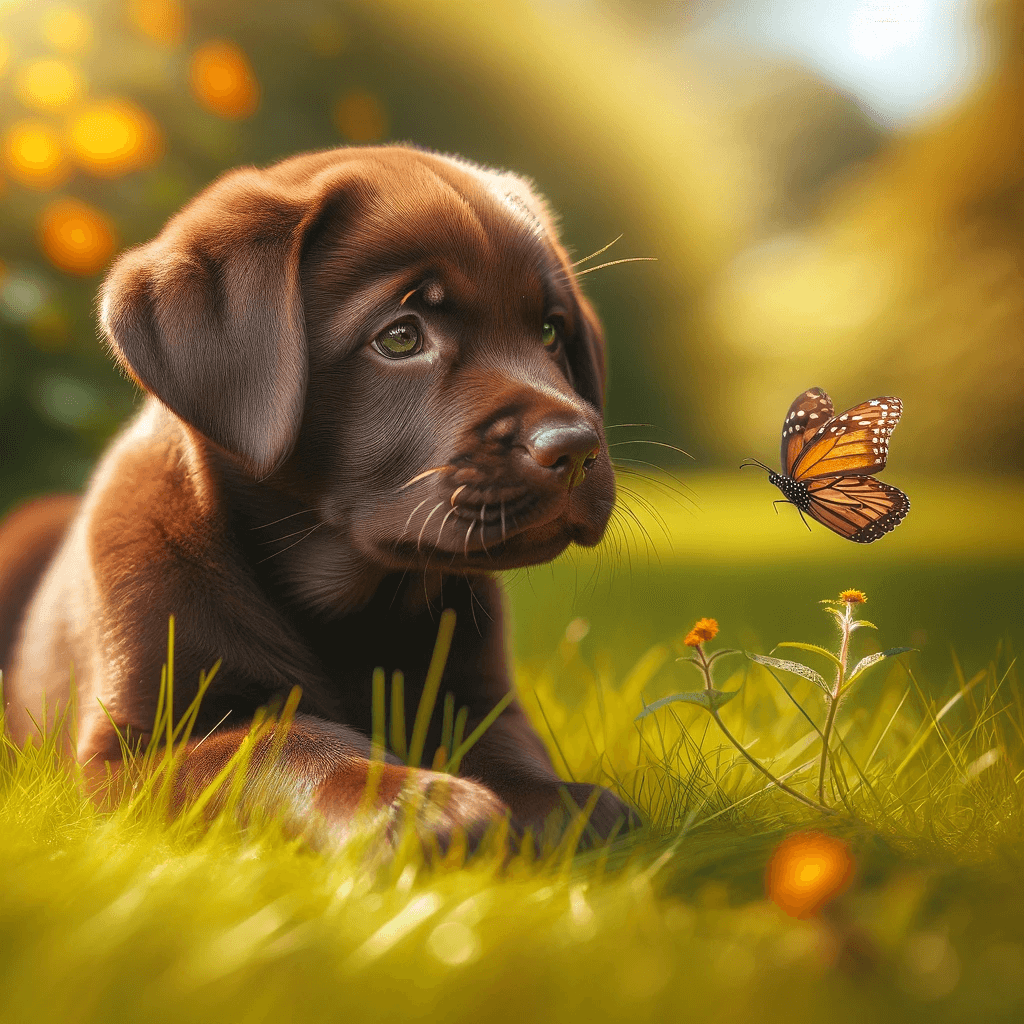 chocolate_Labrador_puppy_with_a_look_of_wonder_gently_chasing_a_fluttering_butterfly_across_a_sunny_meadow