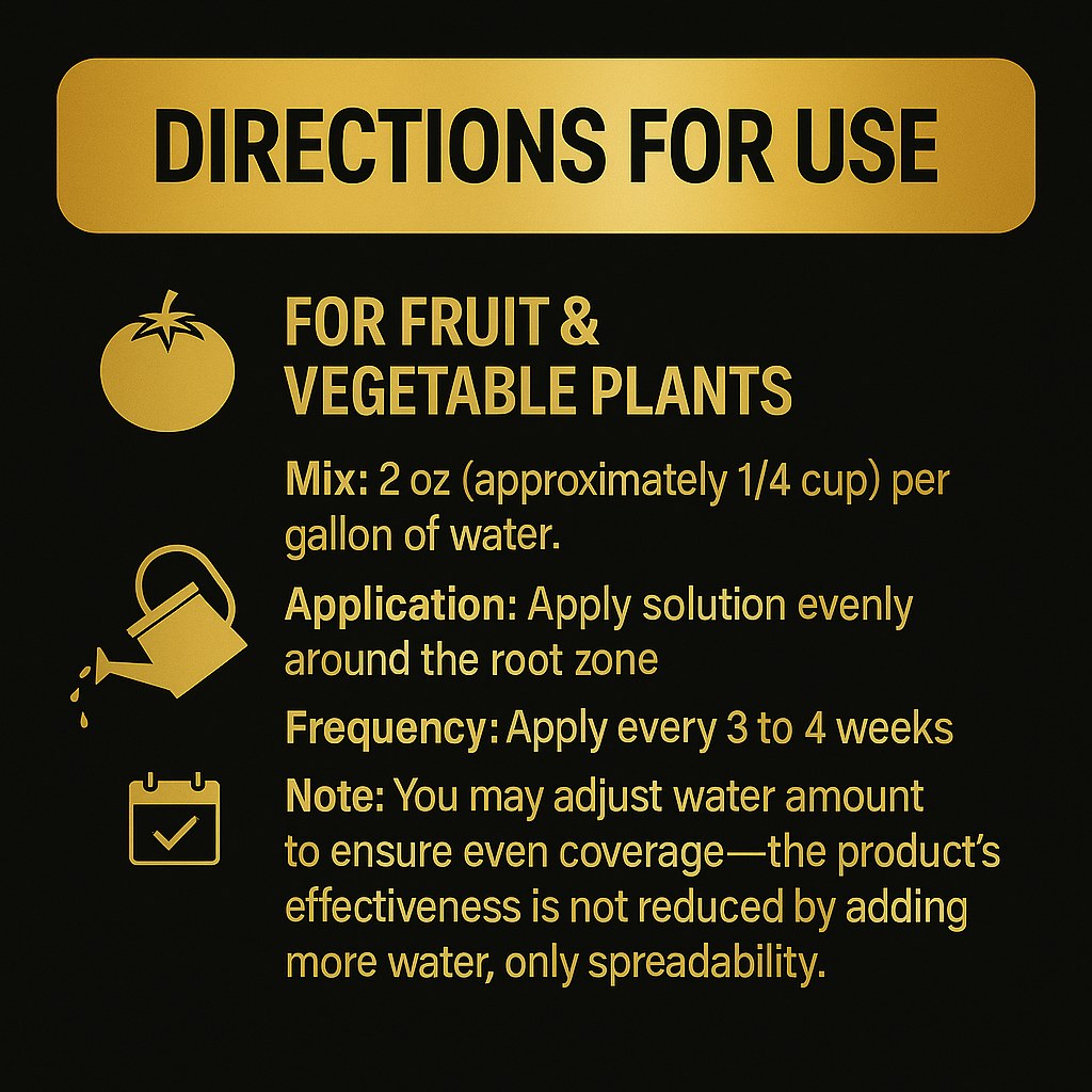 Humic Acid Golden Roots x689 - Humic Acid & Fulvic Acid Liquid Concentrate
