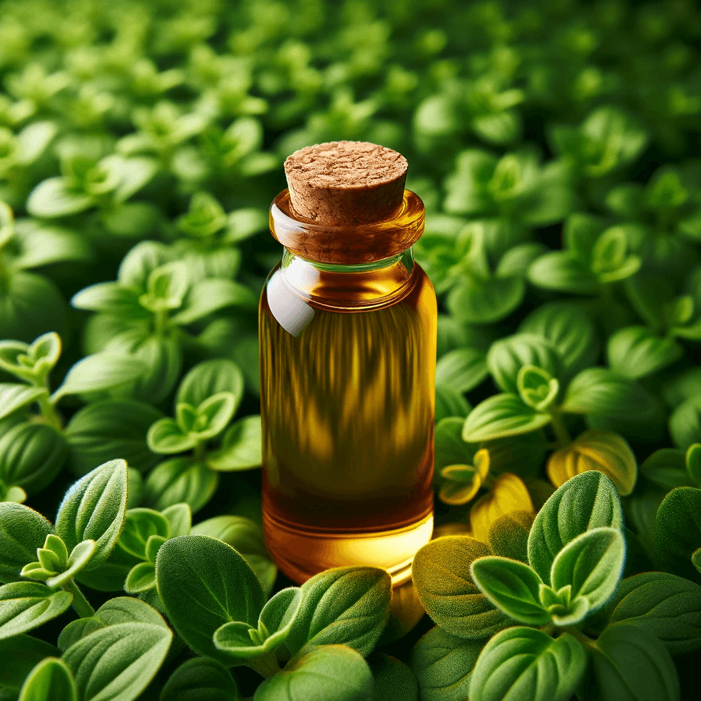 oregano_oil_standing_tall_amidst_a_backdrop_of_fresh_aromatic_oregano_leaves