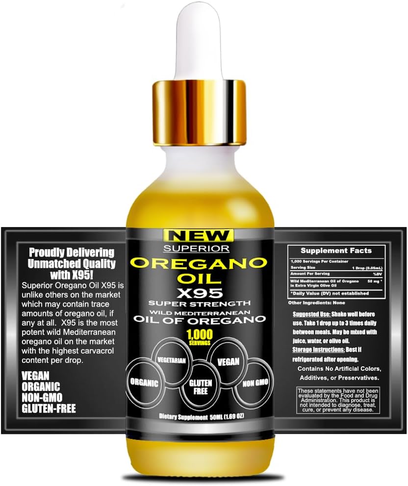 supplement facts organic oregano oil drops pure oil of oregano supplement