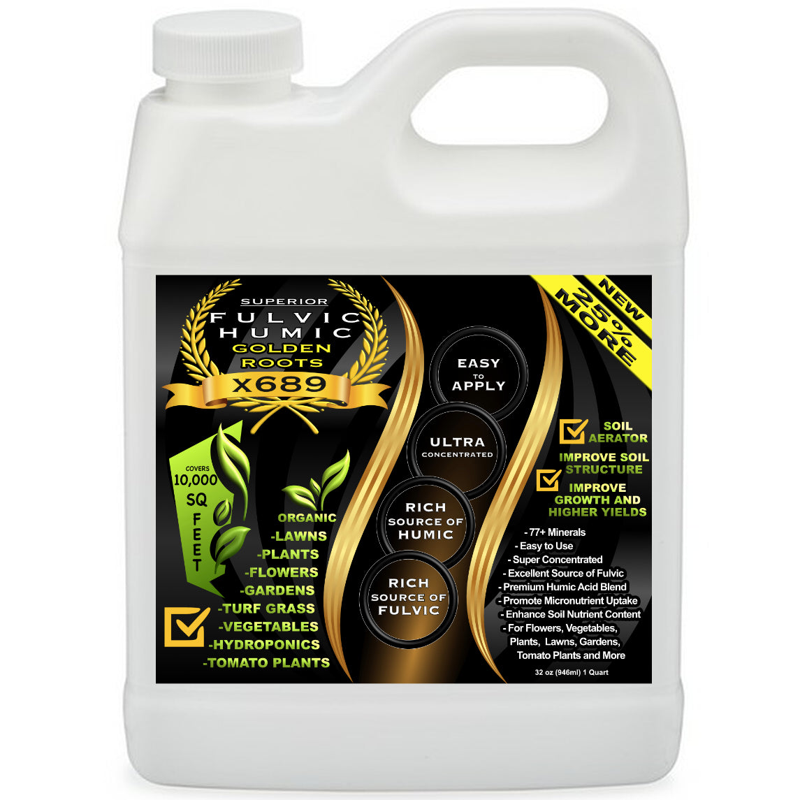 Superior Fulvic Humic Golden Roots