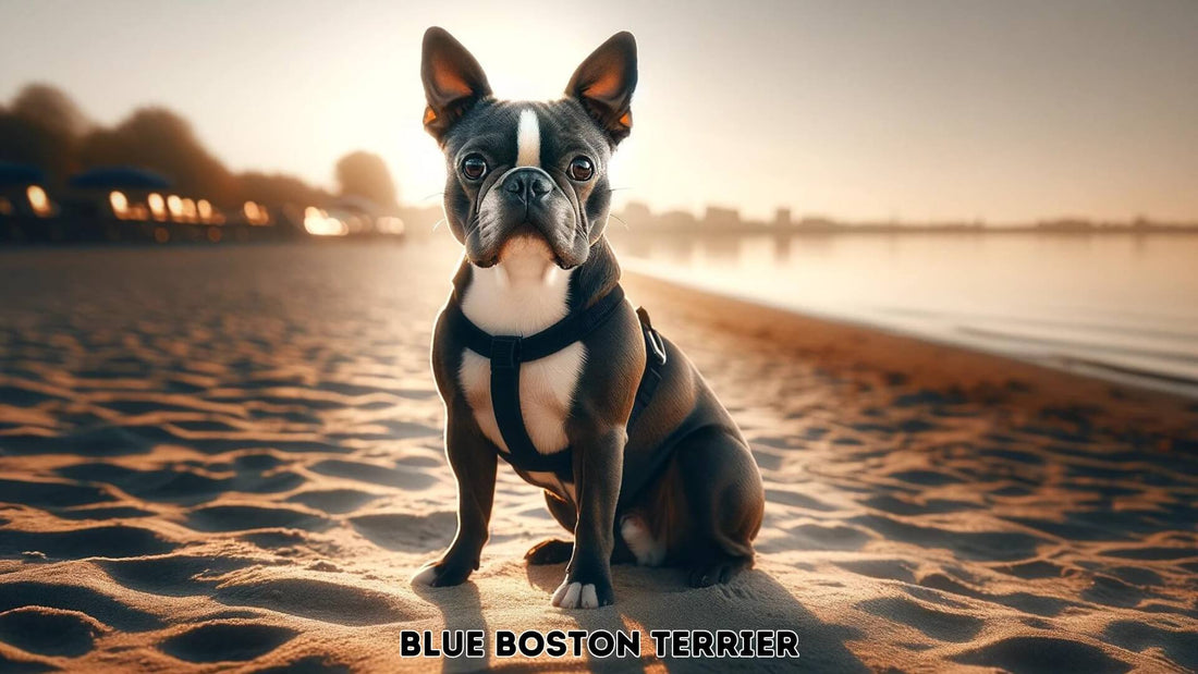 Blue Boston Terrier