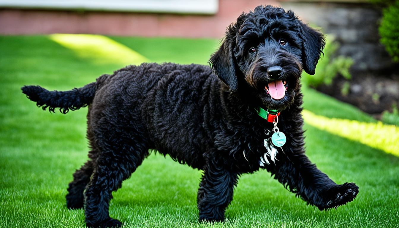 Black Mini Labradoodle