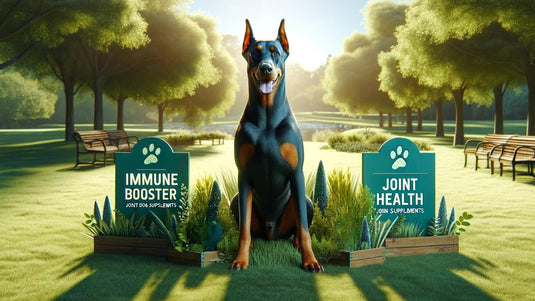 Doberman Lab Mix - Chocolate Lab