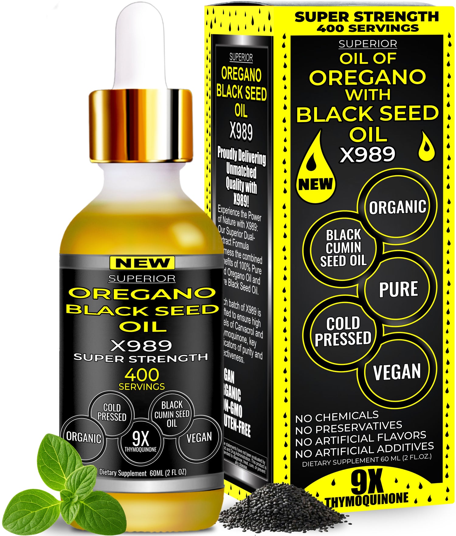 Oil of Oregano with Black Seed Oil