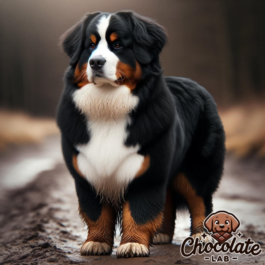 Chocolate bernese shop mountain dog