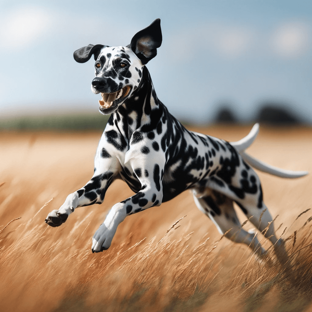 An_energetic_Dalmador_Dalmatian_Lab_Mix_running_through_a_field_displaying_a_blend_of_the_Dalmatian_s_slender_build_and_the_Labrador_s_sturdy_frame