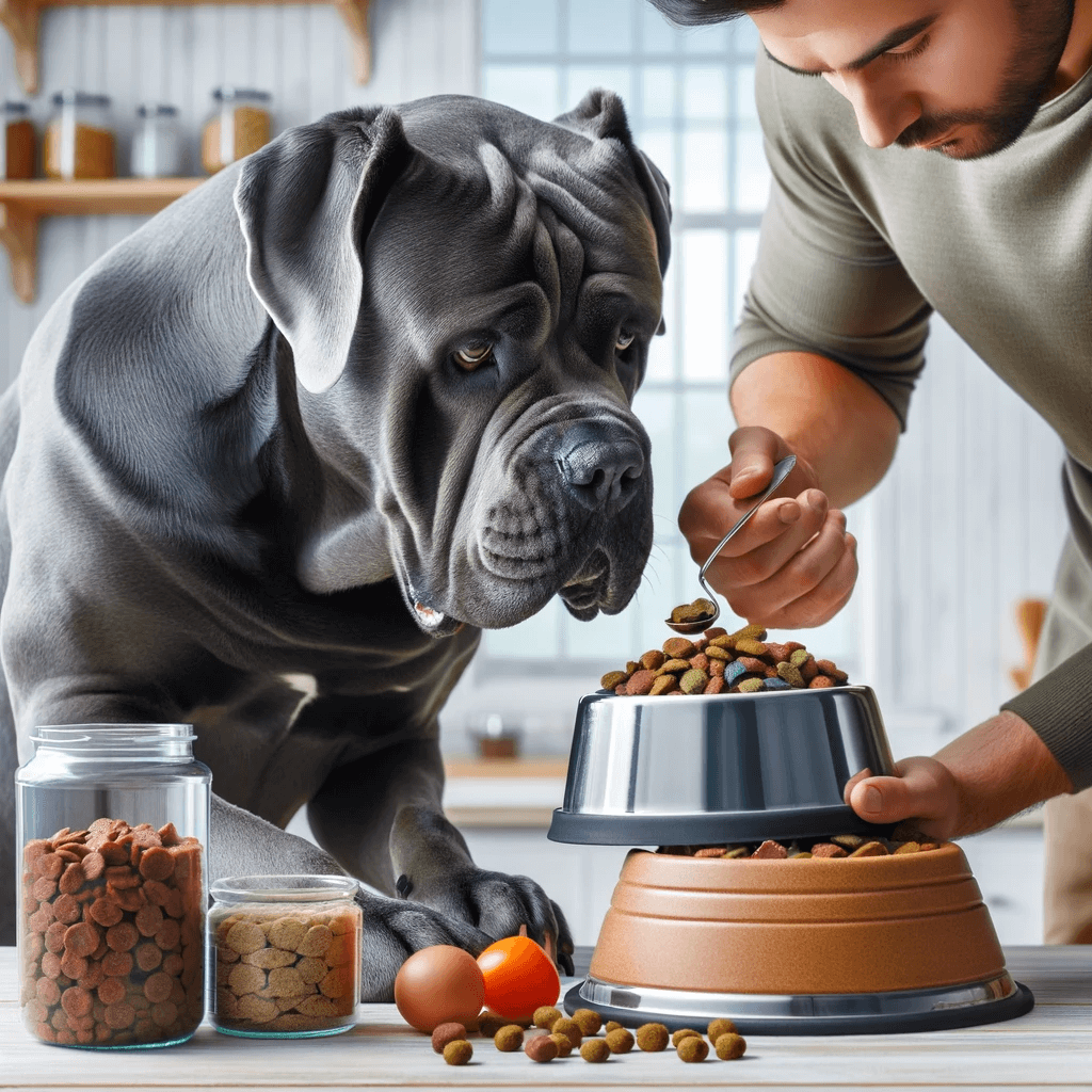 Blue_Cane_Corso_highlighting_the_dietary_needs_of_large_active_breeds