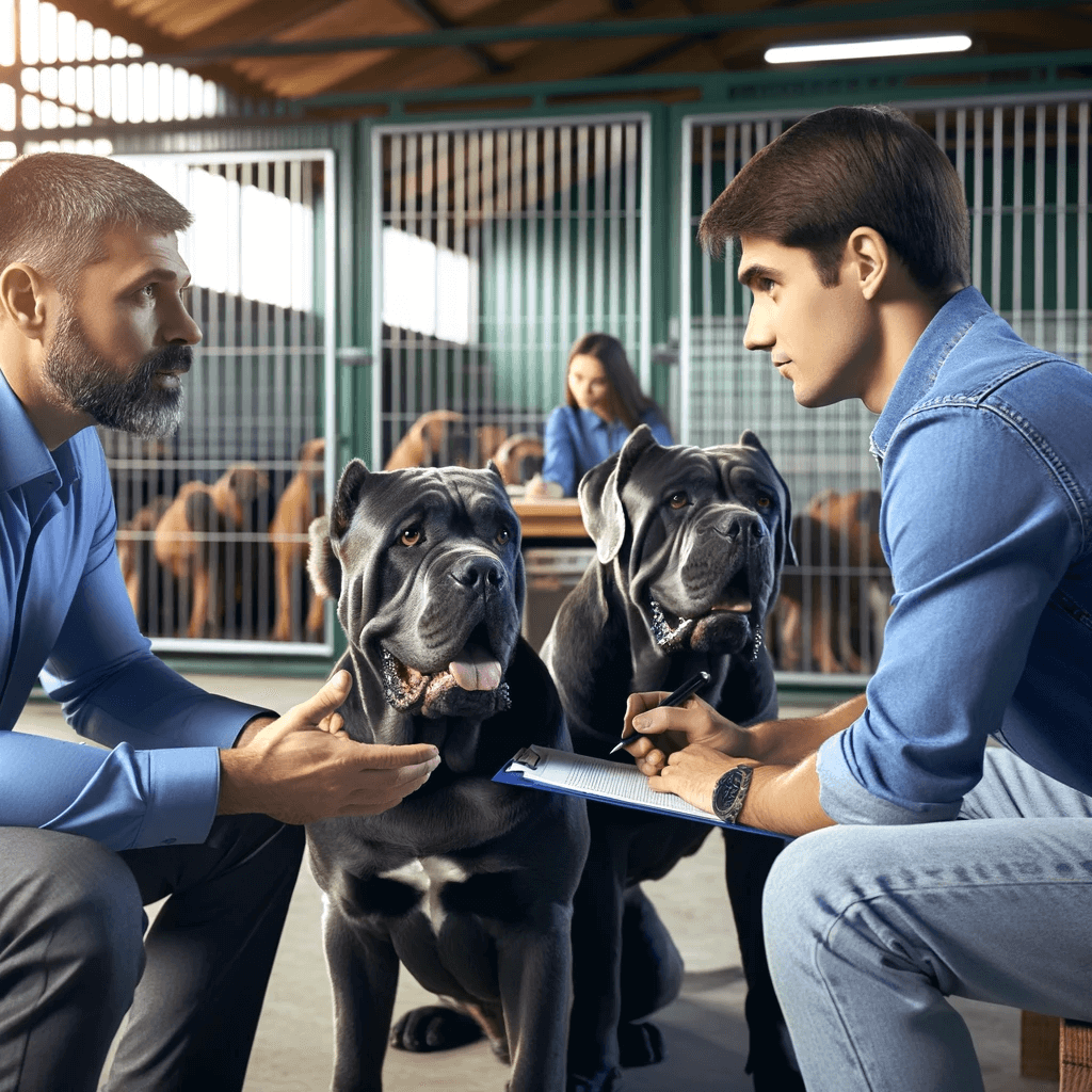 Blue_Cane_Corso_owners_consulting_with_a_reputable_breeder_emphasizing_the_importance_of_ethical_breeding_practices