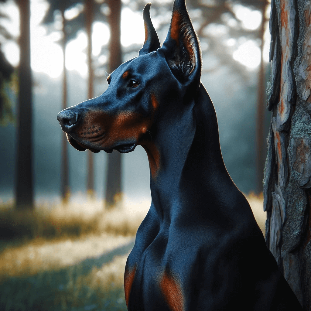 Blue_Doberman_next_to_a_tree_highlighting_the_breed_s_sleek_blue_coat_strong_neck_and_alert_stance