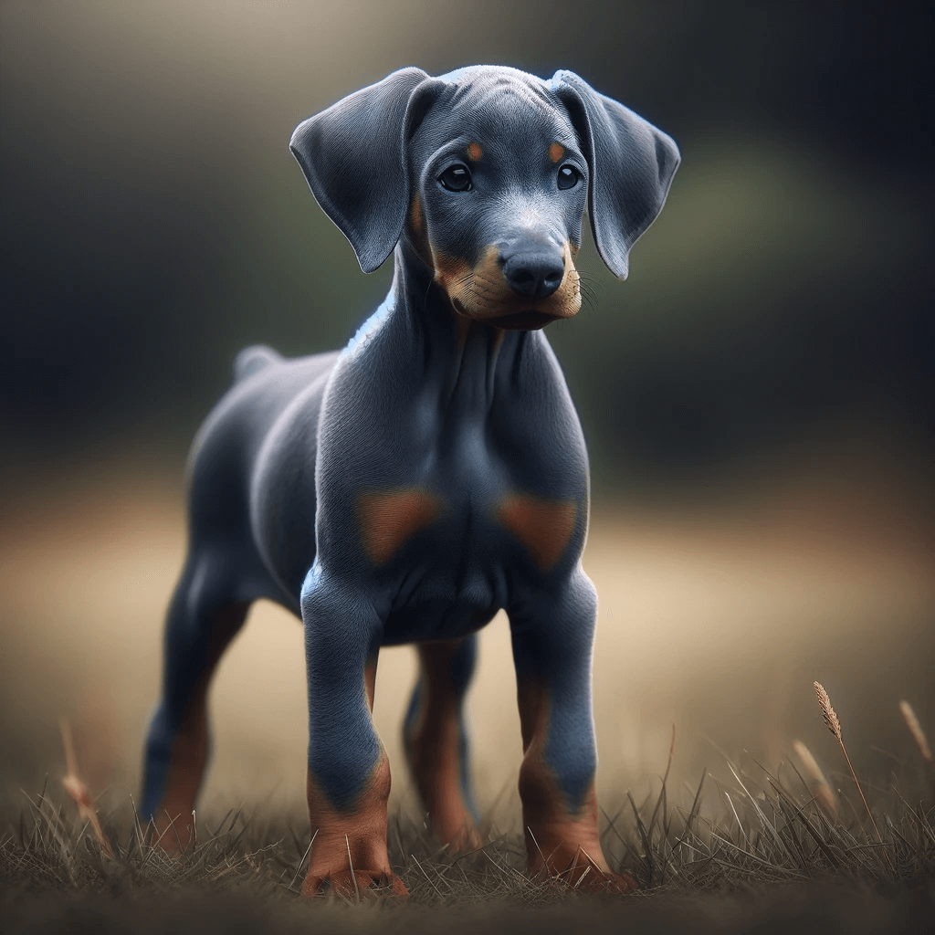 Blue_Doberman_puppy_standing_which_would_highlight_the_early_development_of_the_breed_s_characteristic_traits