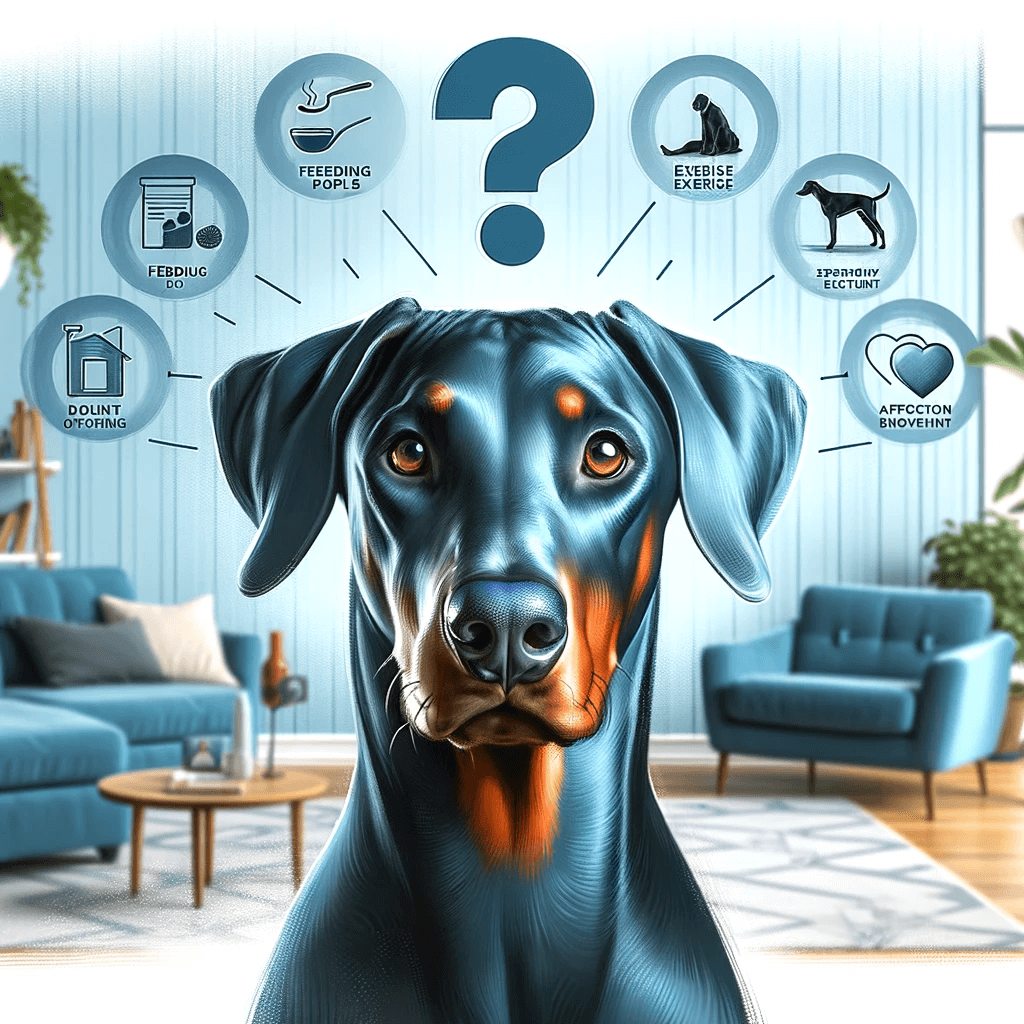 Blue_Doberman_with_a_question_mark_above_its_head_in_a_home_setting_representing_common_questions_about_the_breed
