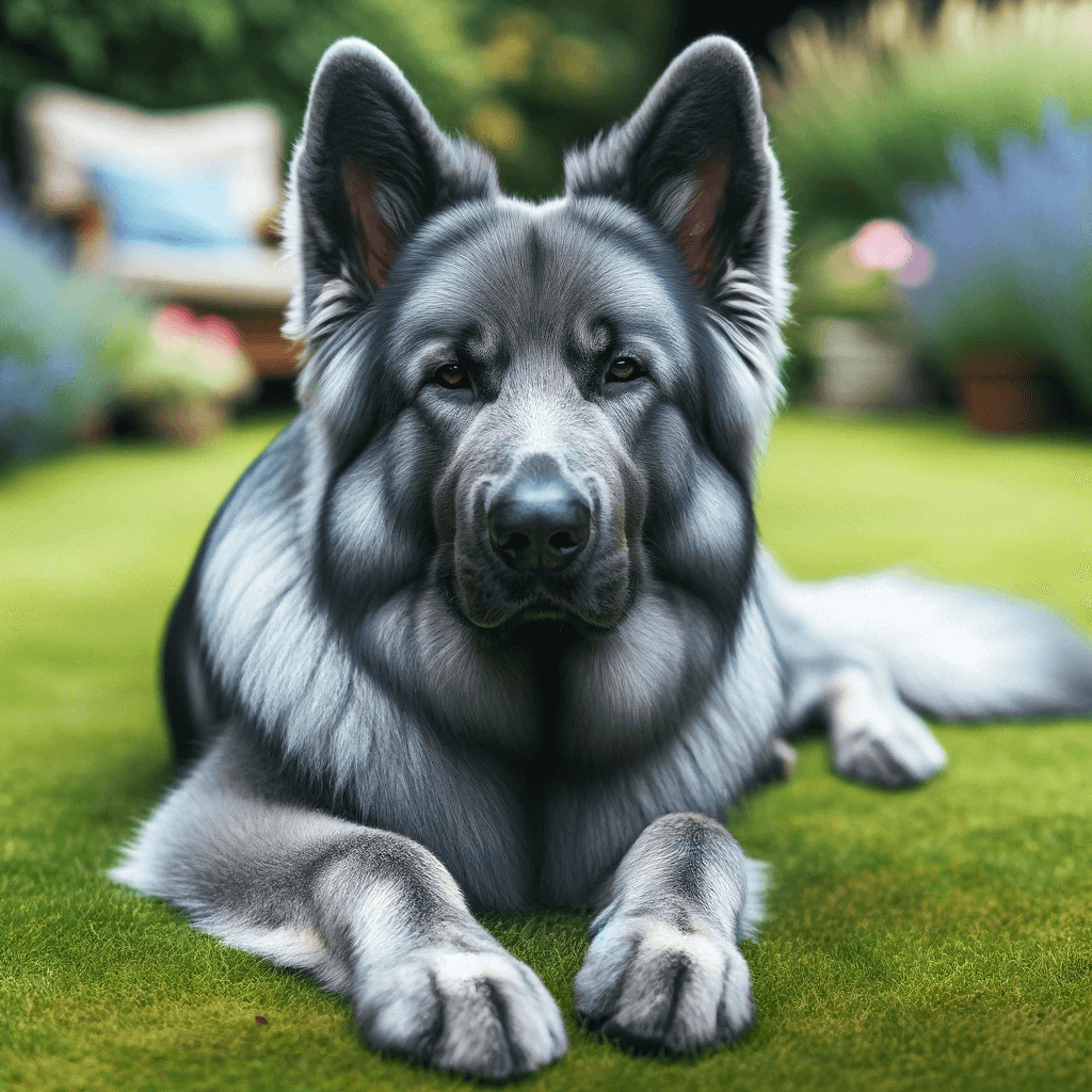Blue_German_Shepherd_lying_on_grass._The_dog_has_a_plush_blue-grey_coat_with_ears_slightly_back_and_a_calm_composed_demeanor