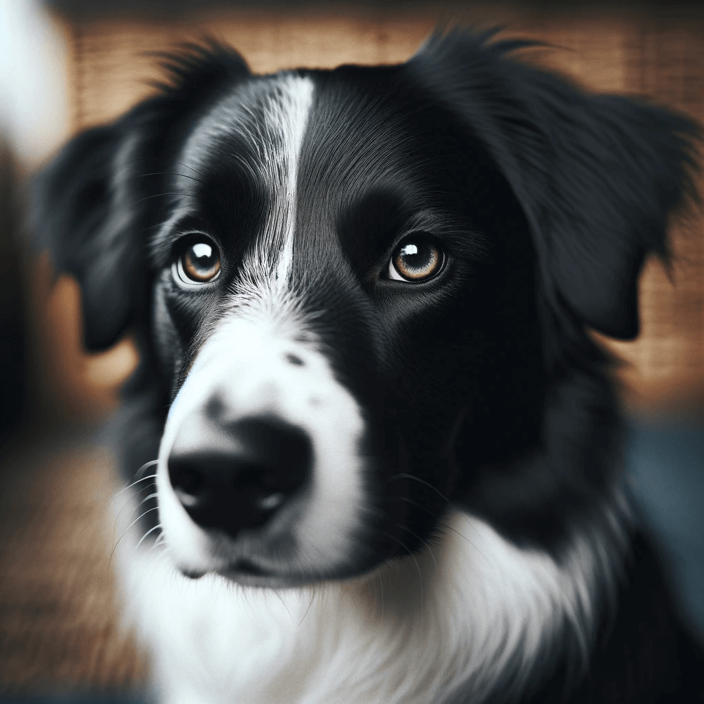 Borador_Border_Collie_Lab_Mix_showing_its_intelligent_eyes_and_black_and_white_fur