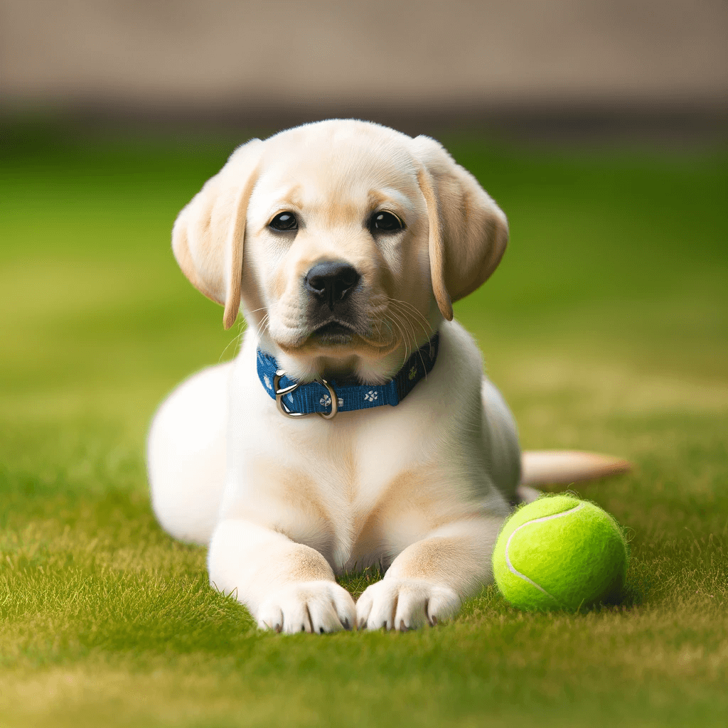 Goldador puppy