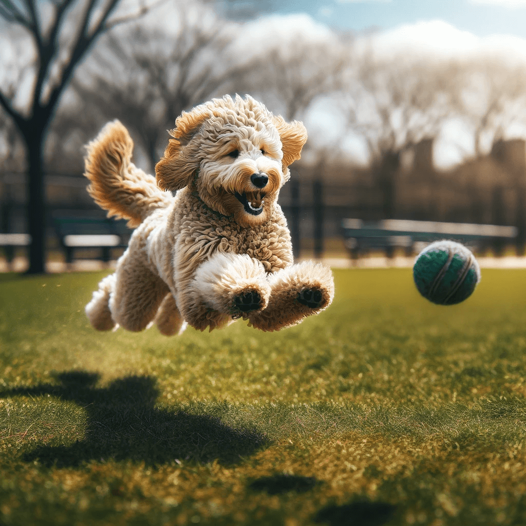 Goldendoodle_engaging_in_a_game_of_fetch_showcasing_its_playful_energy_and_hypoallergenic_coat