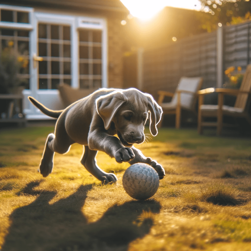 Greyador_puppy_playfully_chasing_a_ball_in_a_sunlit_backyard_capturing_the_essence_of_joy_and_playfulness