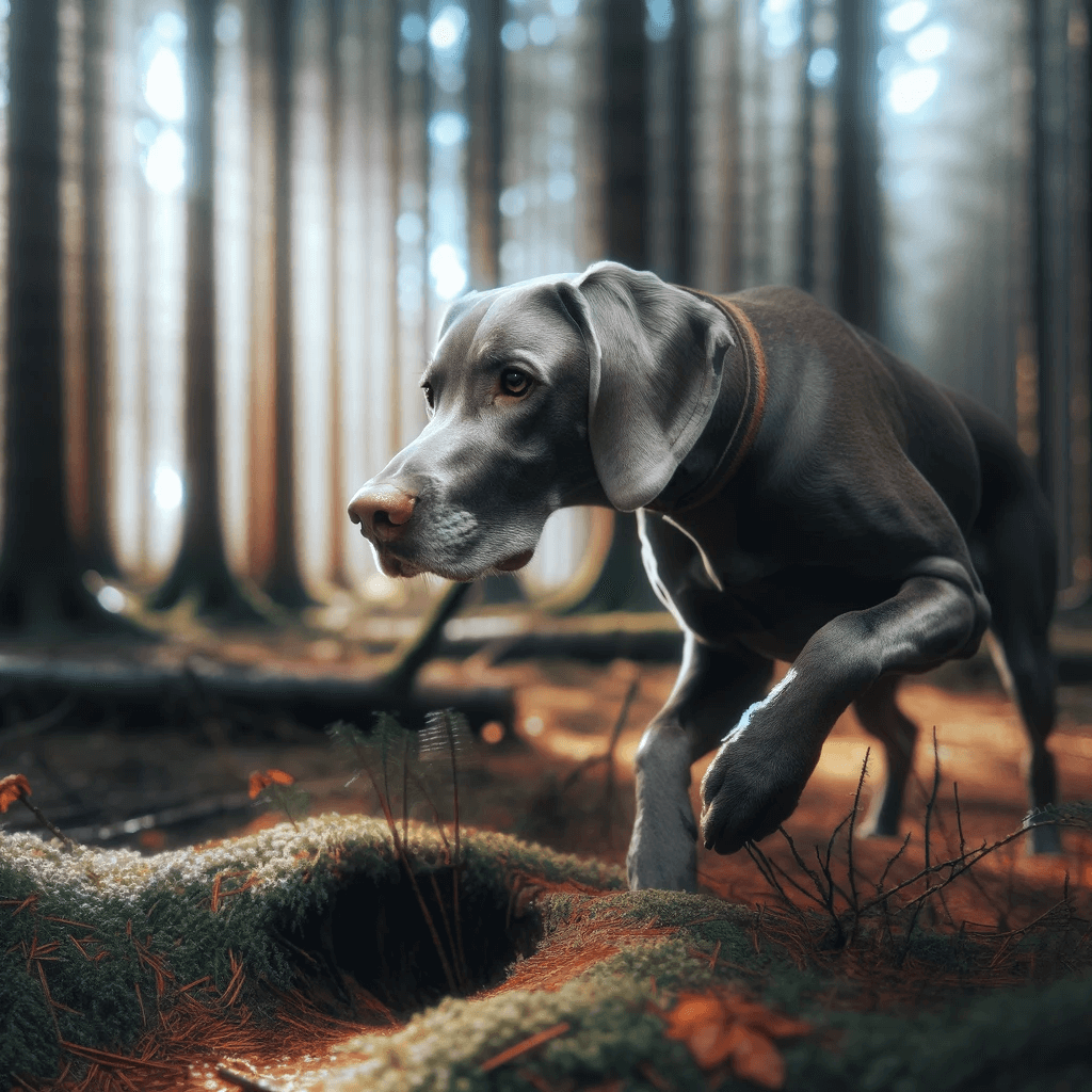 Greyador_s_keen_sense_of_smell_at_work_tracking_scents_in_the_woods_showcasing_its_natural_instinct_and_focus