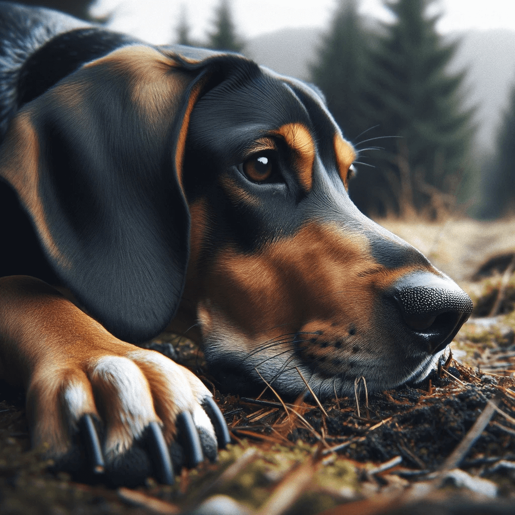 Labahoula_a_Coonhound_Lab_Mix_always_keeping_its_black_nose_in_search_of_adventure