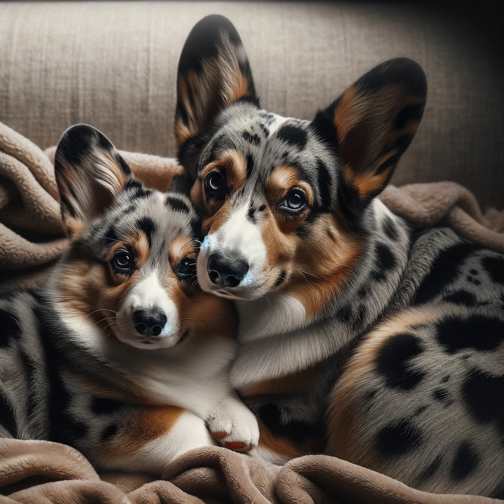 Merle_Corgi_duo_cuddled_up_together_their_contrasting_coat_patterns_creating_a_visually_appealing_scene