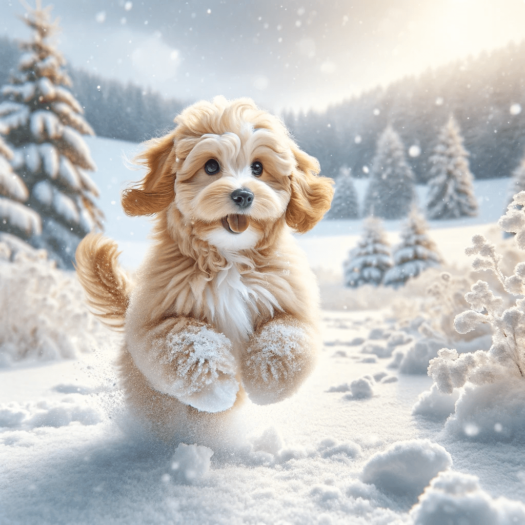 Mini_Cavapoo_playfully_experiencing_snow_demonstrating_its_enthusiasm_for_different_weather_conditions_and_climates