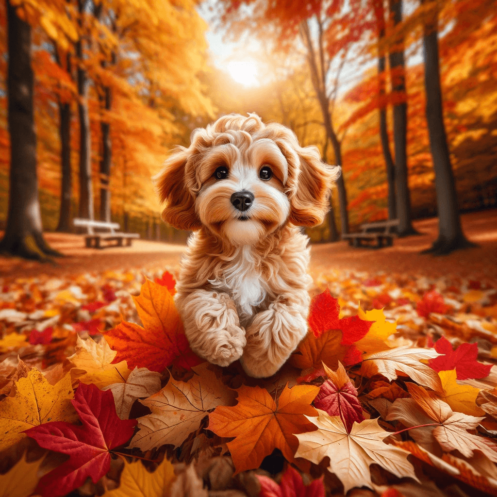 Mini_Cavapoo_playfully_frolicking_among_autumn_leaves_embodying_the_spirit_of_the_fall_season