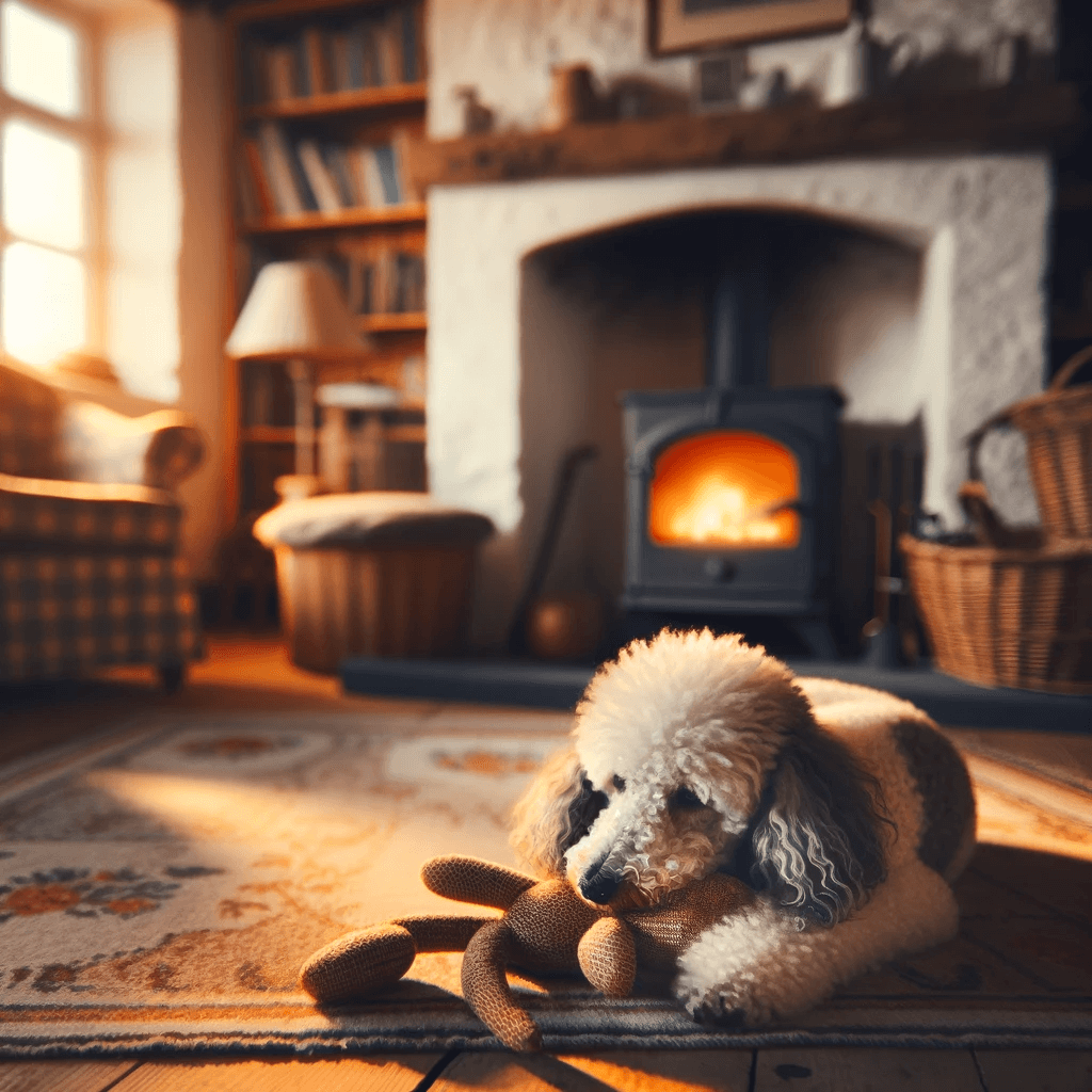 Parti_Poodle_in_a_cozy_indoor_setting_curled_up_by_a_fireplace_with_a_favorite_toy