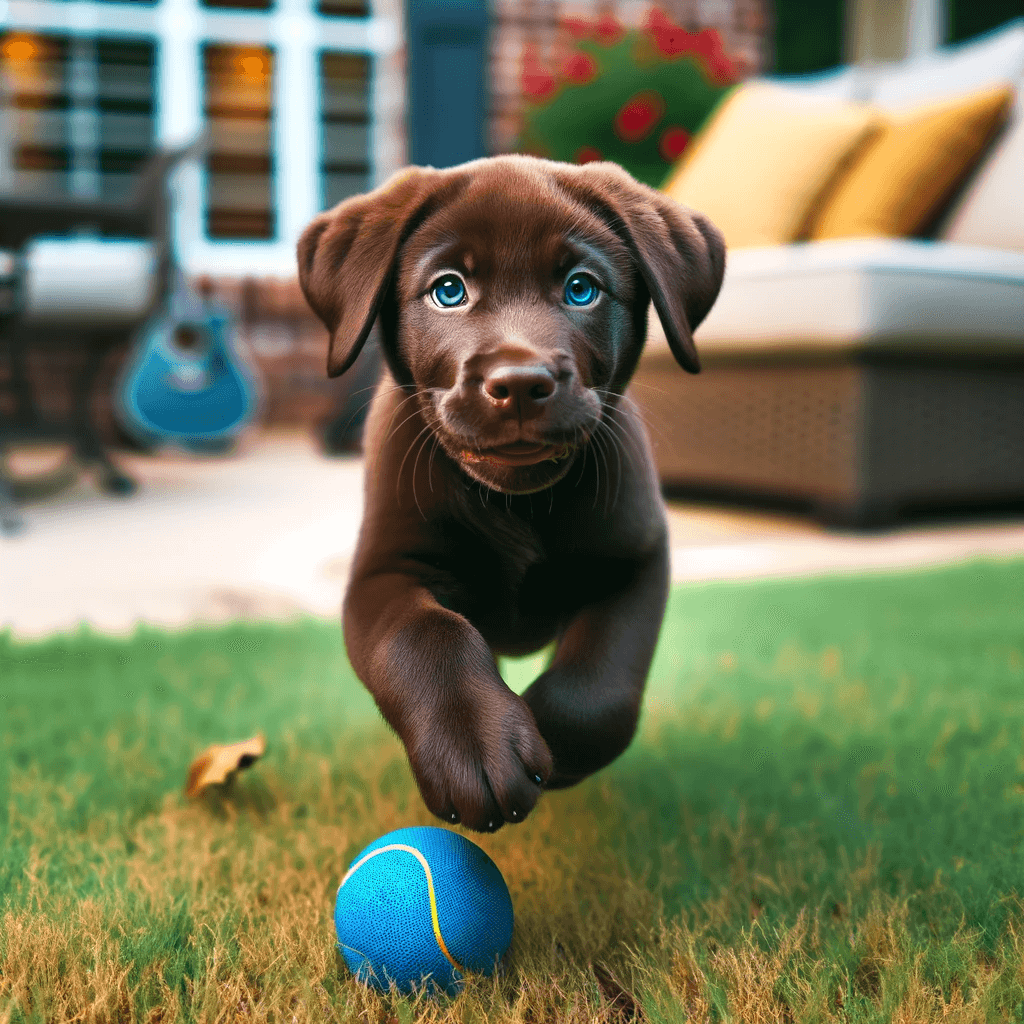 Playful_Chocolate_Lab_Puppy_with_Striking_Blue_Eyes_Chasing_a_Ball