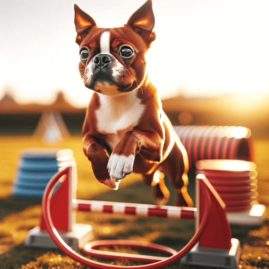 Red_Boston_Terrier_performing_agility_training_demonstrating_its_agility_intelligence_and_eagerness